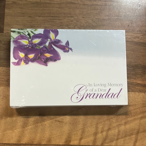 50 Cards In Loving Memory of a Dear Grandad - Iris