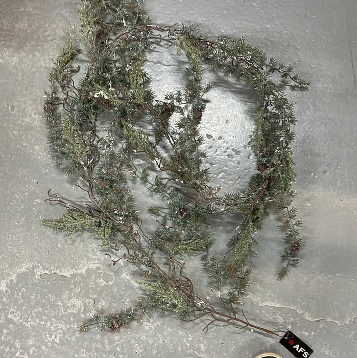 180cm Shimmering Fern Garland