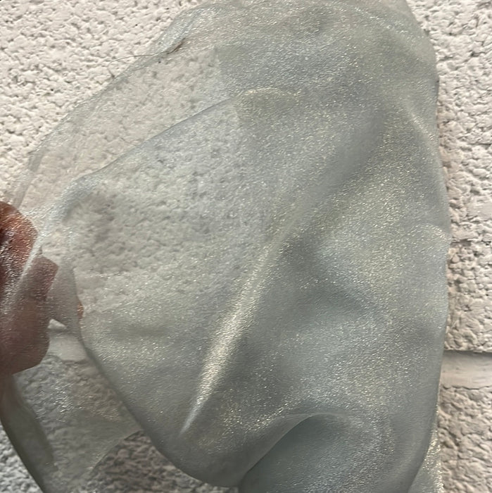1 Metre Organza Fabric x 150cm - Silver