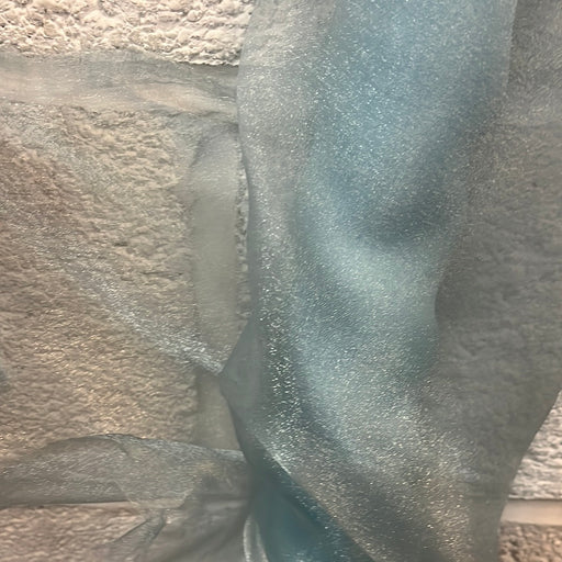 1 Metre Organza Fabric x 150cm - Baby Blue