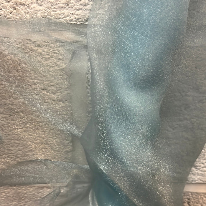1 Metre Organza Fabric x 150cm - Baby Blue