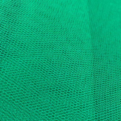 1 metre Flare Free Dress Net Fabric x 132cm -  Emerald Green