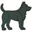 40 x 44cm Foam Shapes Standing Dog - Small