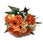 22 Stem Rose Gerbera & Ranunculus Flower Bush - Orange