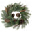 Pine Wreath with Natural Pinecones x55cm - Green/Brown