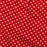 1 Metre 3mm Polka Dot 100% Cotton Poplin Fabric x 112cm wide - Red