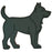 40 x 44cm Foam Shapes Standing Dog - Small