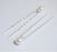 Pearled White & Silver Hair Pin - Pack of 12