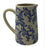 Blue Fleur Stoneware Ceramic Jug 9 x 12 x 18cm