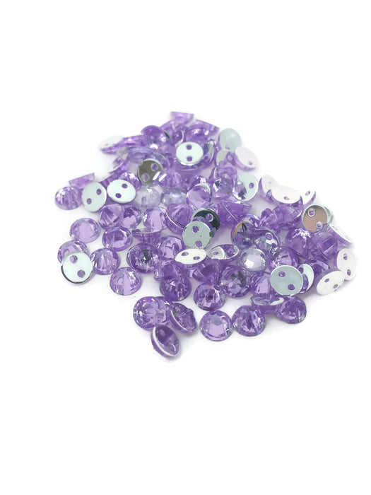 5mm Sew-on Sequin Bling x 100 Lilac