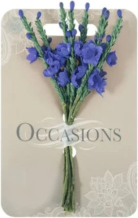 Dark Purple Heather Spray x 8 stems