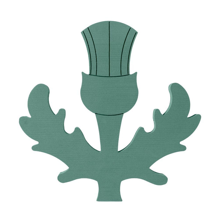 43 x 44cm Foam Shapes Thistle - Small