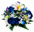 Peony Clematis & Rose Flower Bush x 36cm - Blue