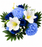 Chrysanthemum Rose Bud & Alstroemeria Bush - Blue