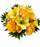 Chrysanthemum Rose Bud & Alstroemeria Bush - Yellow