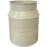 Rustic Zinc Milk Churn Flower Vase Planter - Height 20.5cm - Ivory