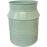 Rustic Zinc Milk Churn Flower Vase Planter -Height 20.5cm - Sage Green