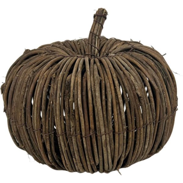 Rattan Pumpkin 25cm