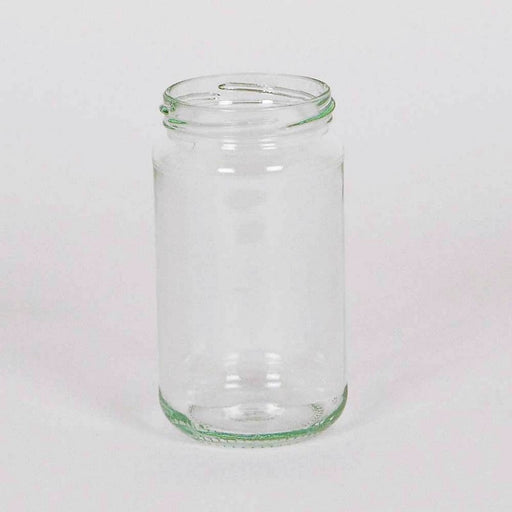 Retro Clear Glass Jam Jar - 480ml