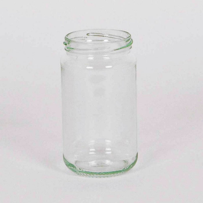 Retro Clear Glass Jam Jar - 480ml