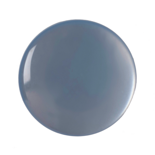 14mm-Pack of 6, Flat Shiny Baby Blue Buttons
