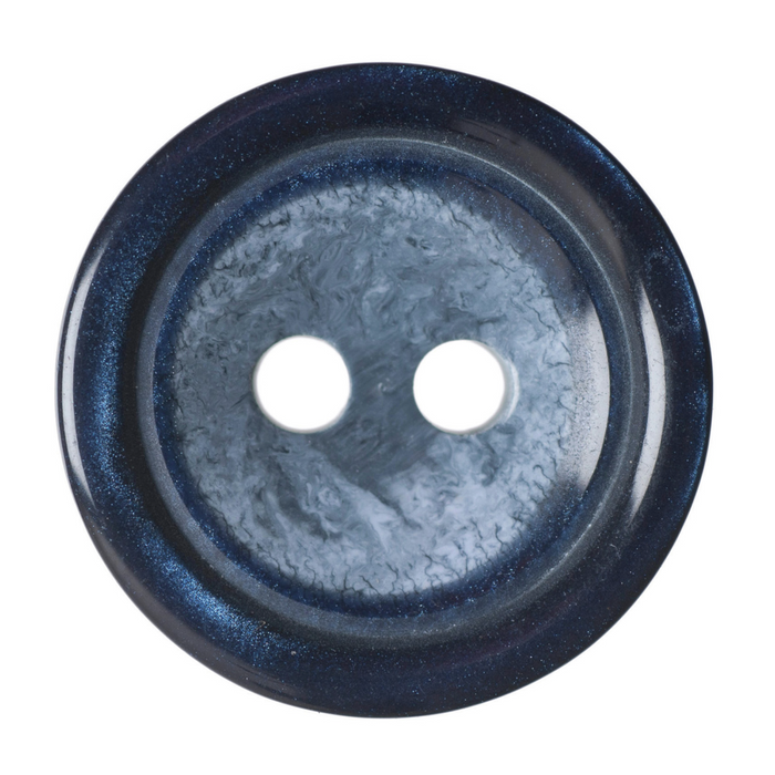 15mm-Pack of 4, Rustic Navy Buttons