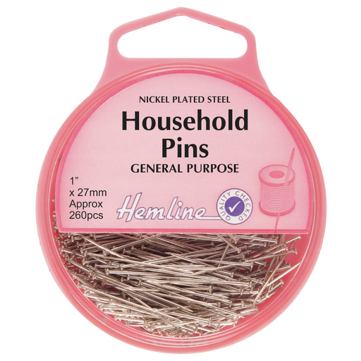Household Steel Pins x 26mm- 260pcs