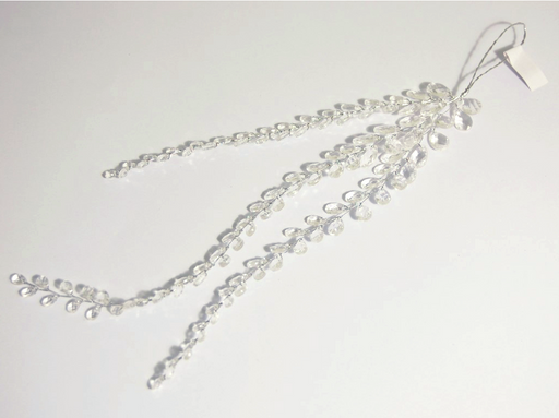 Trailing Clear Wisteria Gems 25cm