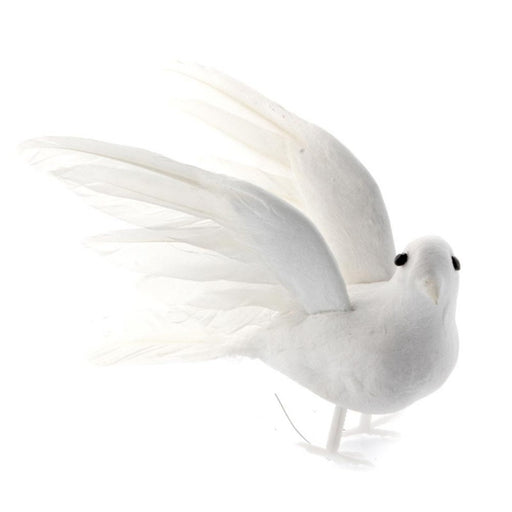 Flying White Doves - 12cm Long - 3 pairs per pk