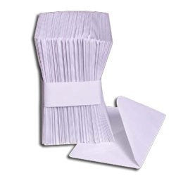 Full Pack of 100 White Envelopes