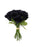 12 Head Rosebud Bundle x 25cm - Black