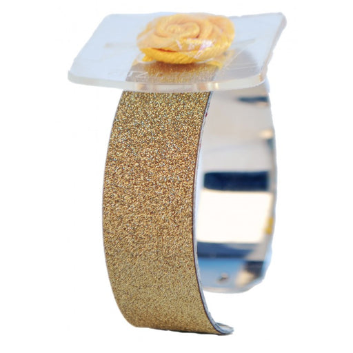Glimmer Corsage Bracelet Cuff - Gold