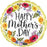 18inch Mother's Day Floral Wreath Holographic Foil Balloon