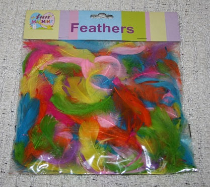 easter theme feathers 