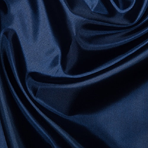 Habotai Navy Silk Lining Fabric 100% Polyester 145cm / 58" wide