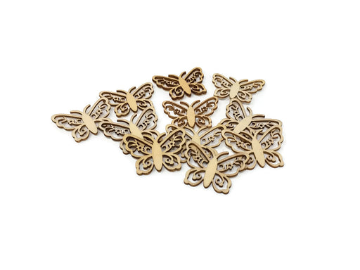 Wooden Filigree Butterflies