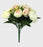 22 Stem Rose Gerbera & Ranunculus Flower Bush  - Cream & Pink