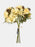Dried Style Rose Hydrangea & Globe Thistle Bundle - Cream
