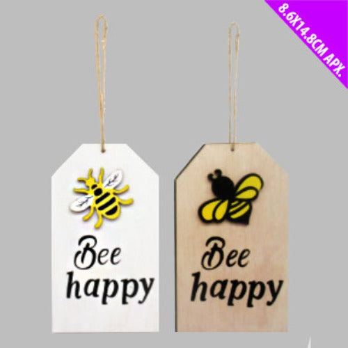 Bee Happy Tag Hanger - One Selected At Random