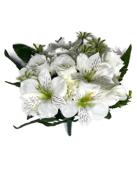24 Stem Rose Carnation & Alstroemeria - Cream