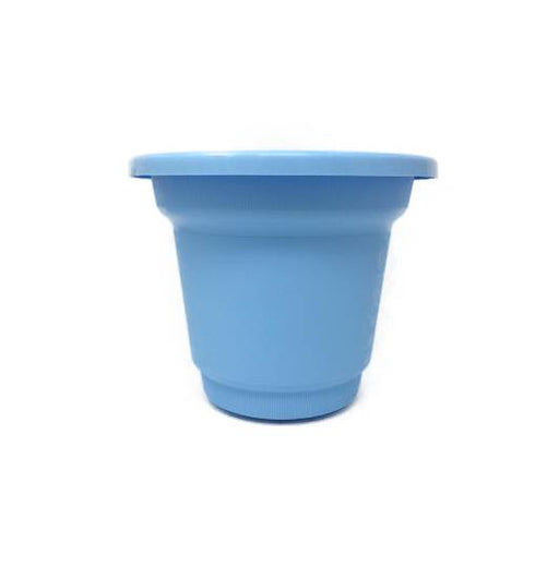 33cm Plastic Planter Pot - Pastel Blue