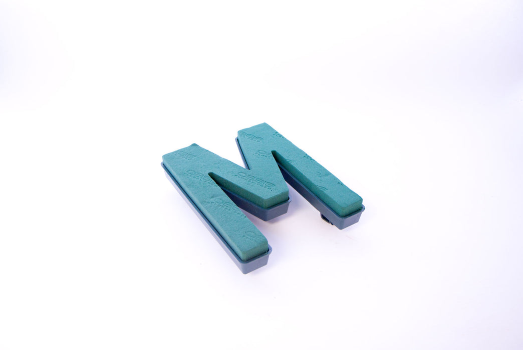 Oasis Floral Foam Letter with Clips "M"