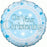 18" Foil Balloon - Blue On Your Christening 