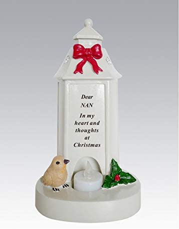 Robin Lantern With Flickering Tea Light - Nan