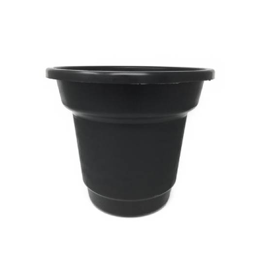 33cm Plastic Planter Pot - Black