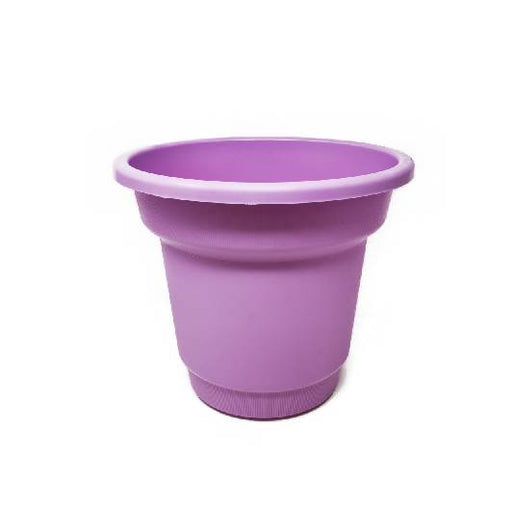 33cm Plastic Planter Pot - Lilac
