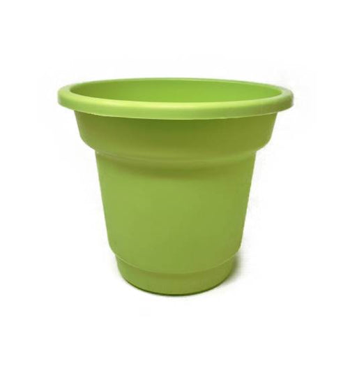 33cm Plastic Planter Pot - Pastel Green
