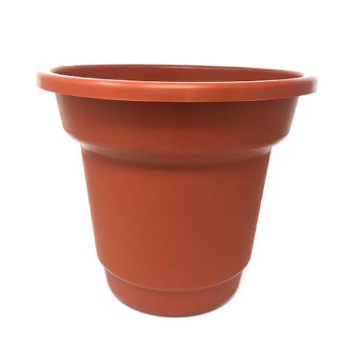 33cm Plastic Planter Pot - Terracotta