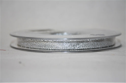 Silver Lurex Sparkle Ribbon 6mm x 20m