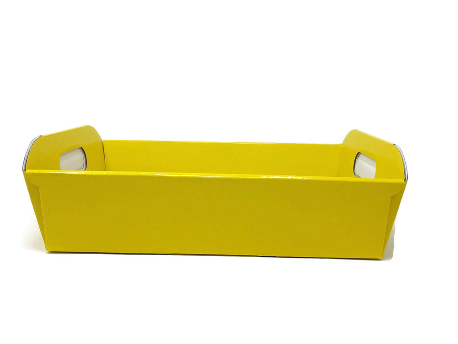 Yellow Draper Box Yellow Cardboard Hamper Box x 34cm — Artificial Floral Supplies